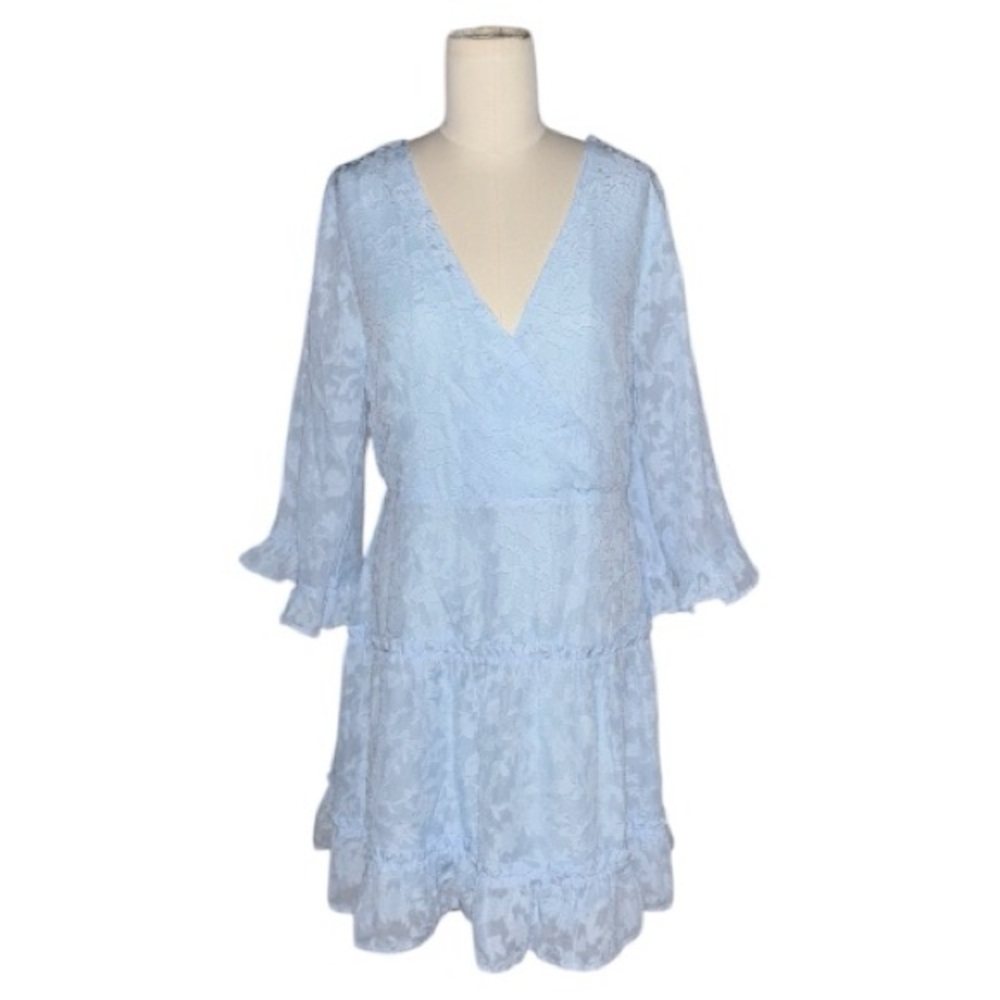 Miss Selfridge Sky Blue Lace Dress